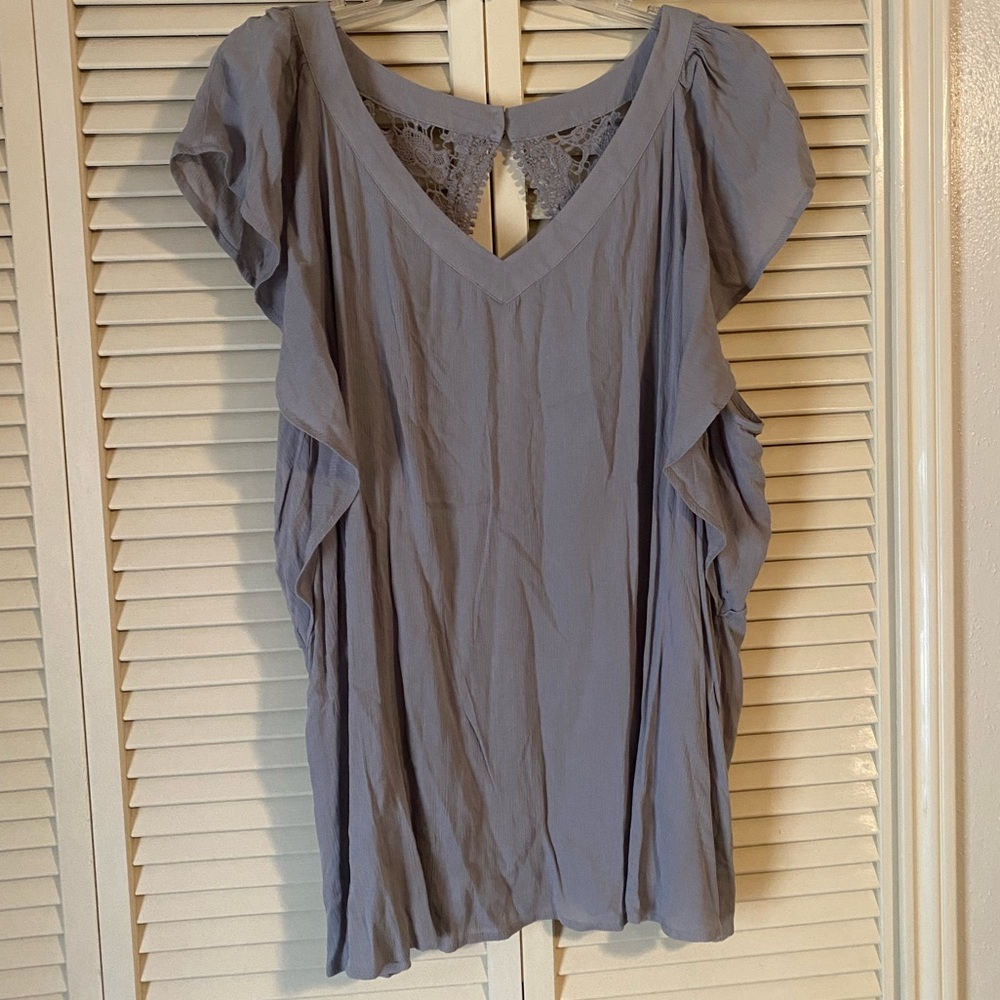 Torrid grey blouse